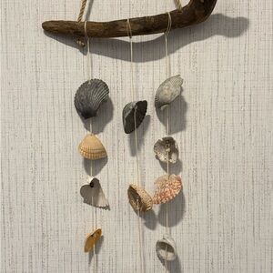 Coastal Driftwood and Shell Wall Hanging Decor